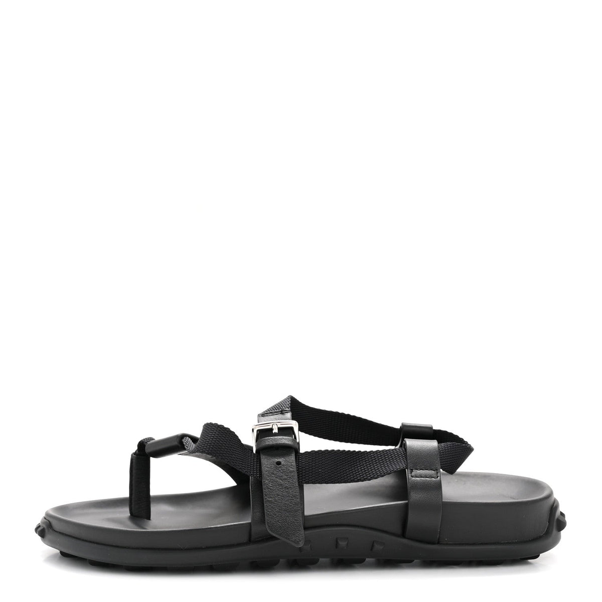 Calfskin Inboard Sandals Black