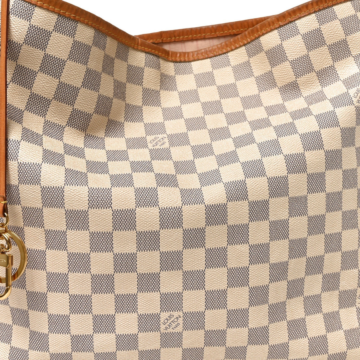 Louis Vuitton Damier Azur Delightful PM Rose Ballerine
