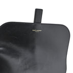 Saint Laurent Suede Le Monogramme Satchel Black