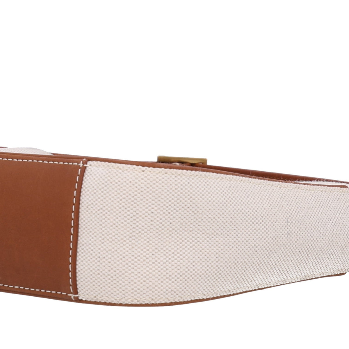 Calfskin Canvas Hobo Bag
