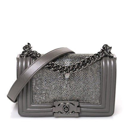 Small Flap Shoulder Bag - Gray