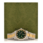 Gucci Stainless Steel Malachite 38mm G-Timeless Two Tone Bee Automatic Watch