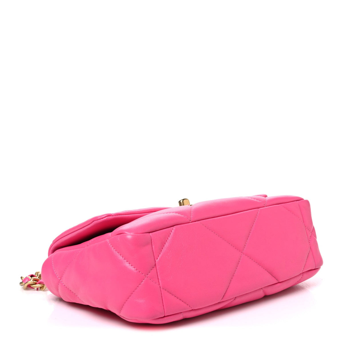 Medium Quilted Lambskin Flap Shoulder Bag