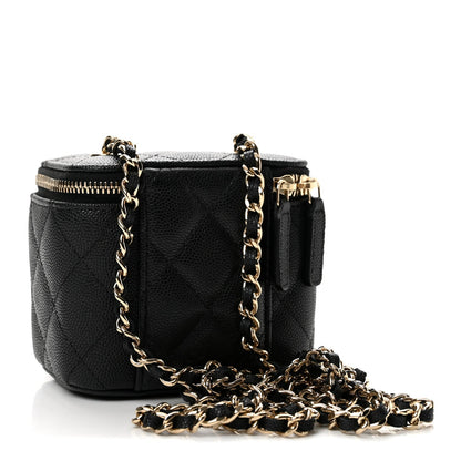 Mini Quilted Caviar Handbag