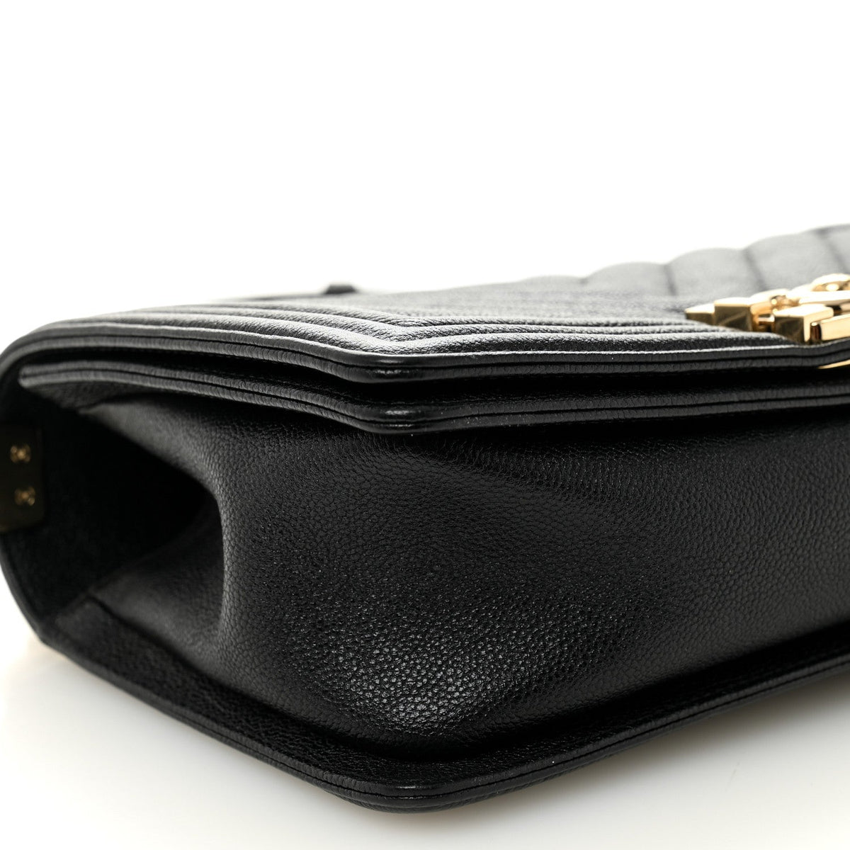 Medium Quilted Caviar Flap Shoulder Bag
