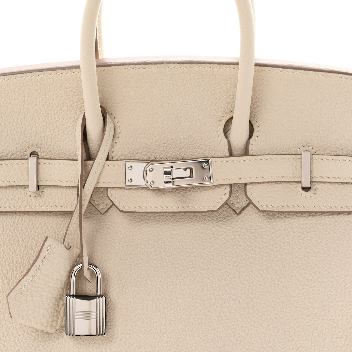 Togo Birkin 25 Craie Handbag