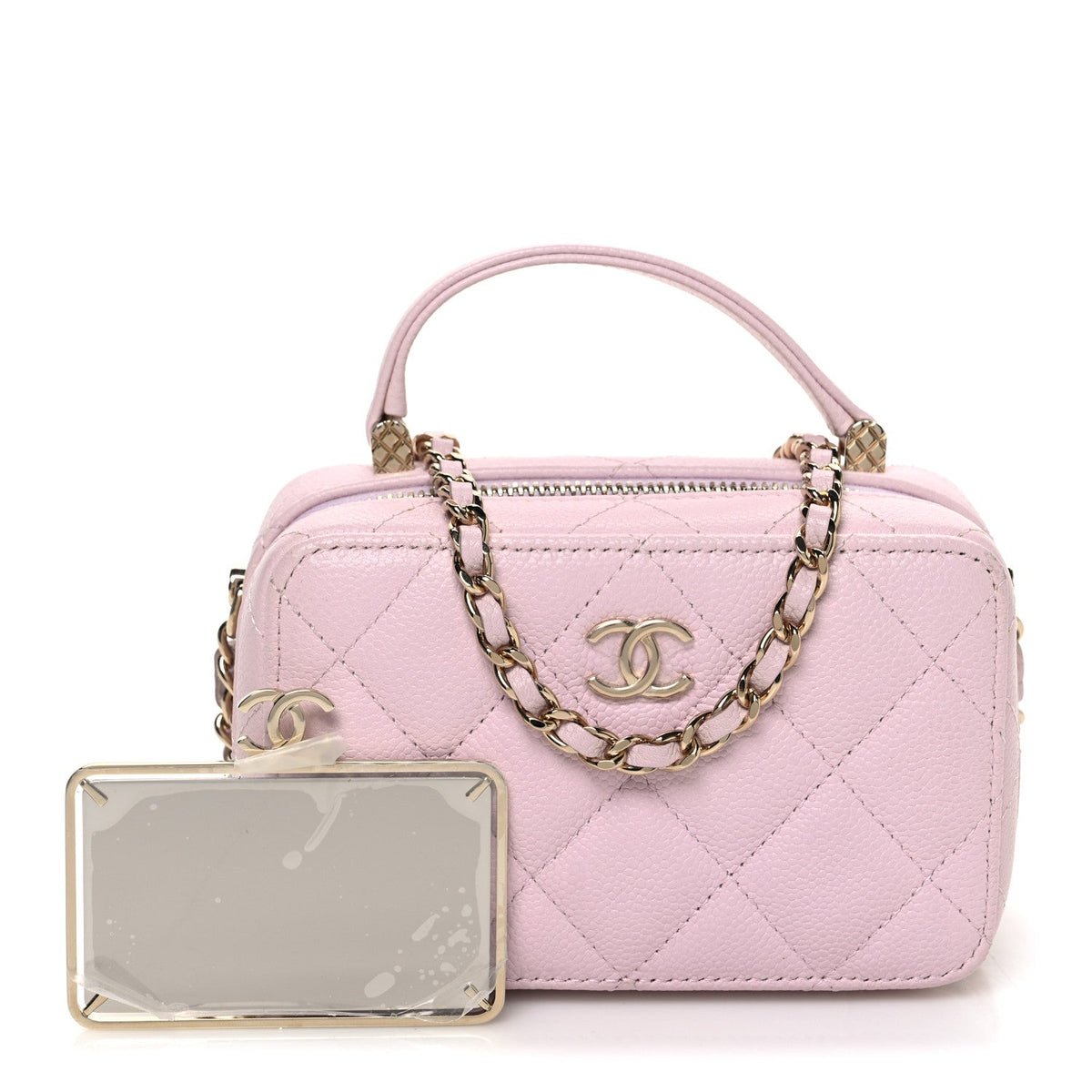 Quilted Caviar Handbag