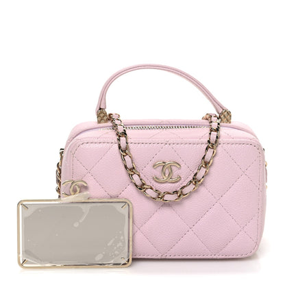 Quilted Caviar Handbag