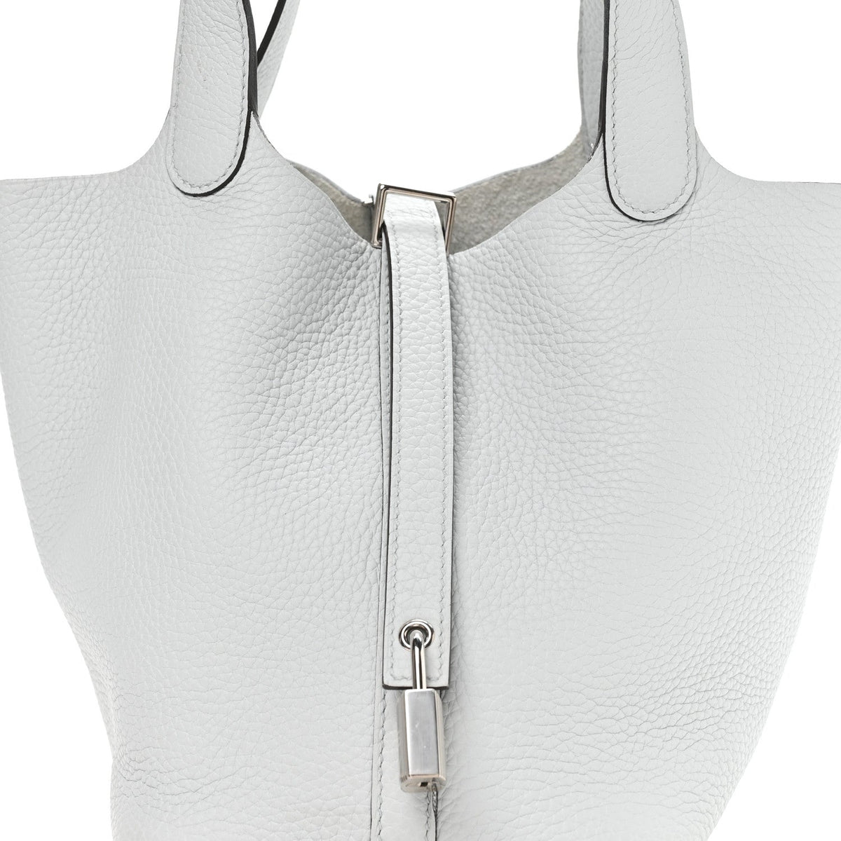 Taurillon Clemence Picotin Lock 18 Pm Bl Handbag