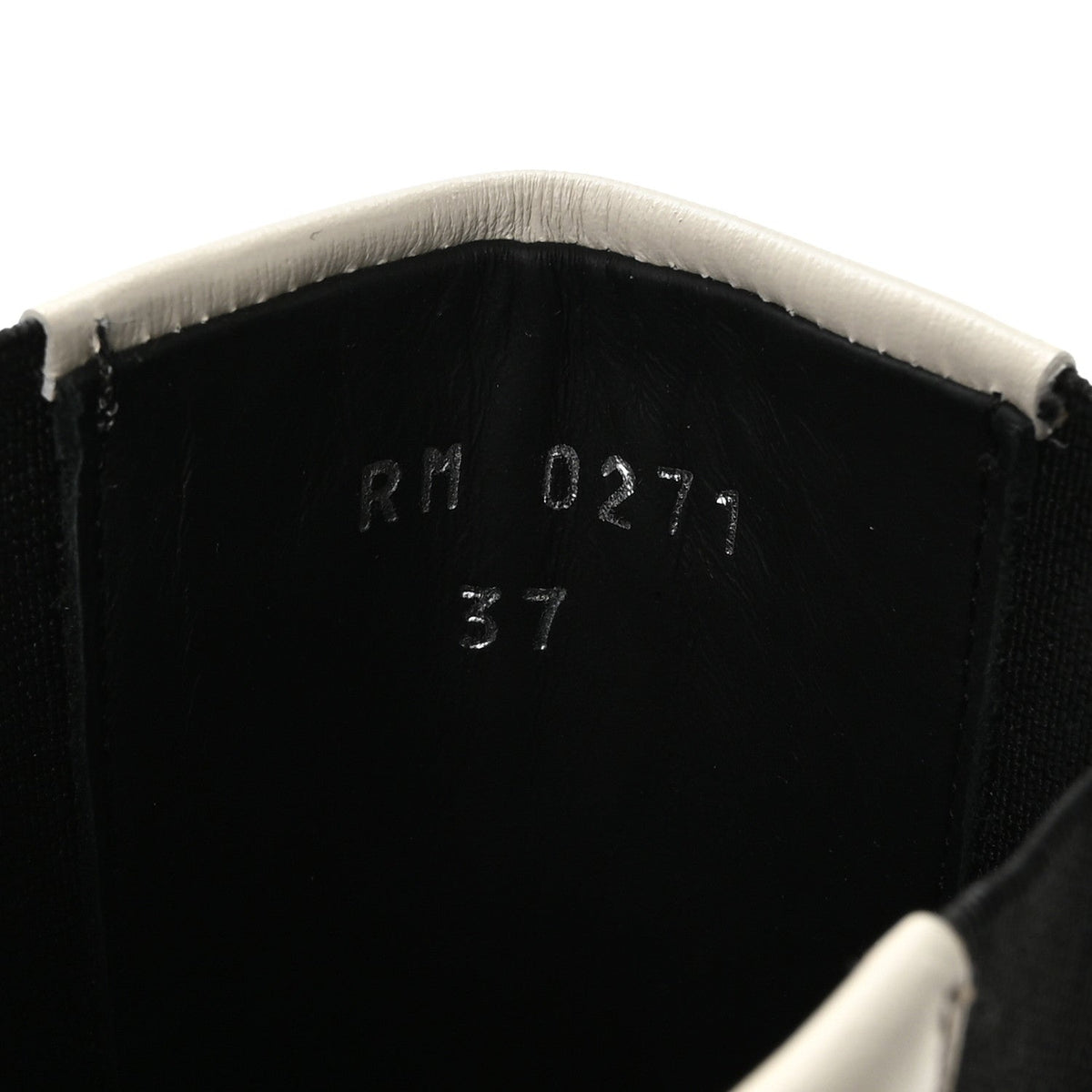 Givenchy Calfskin Women's Square Chelsea Boots 37 White Black