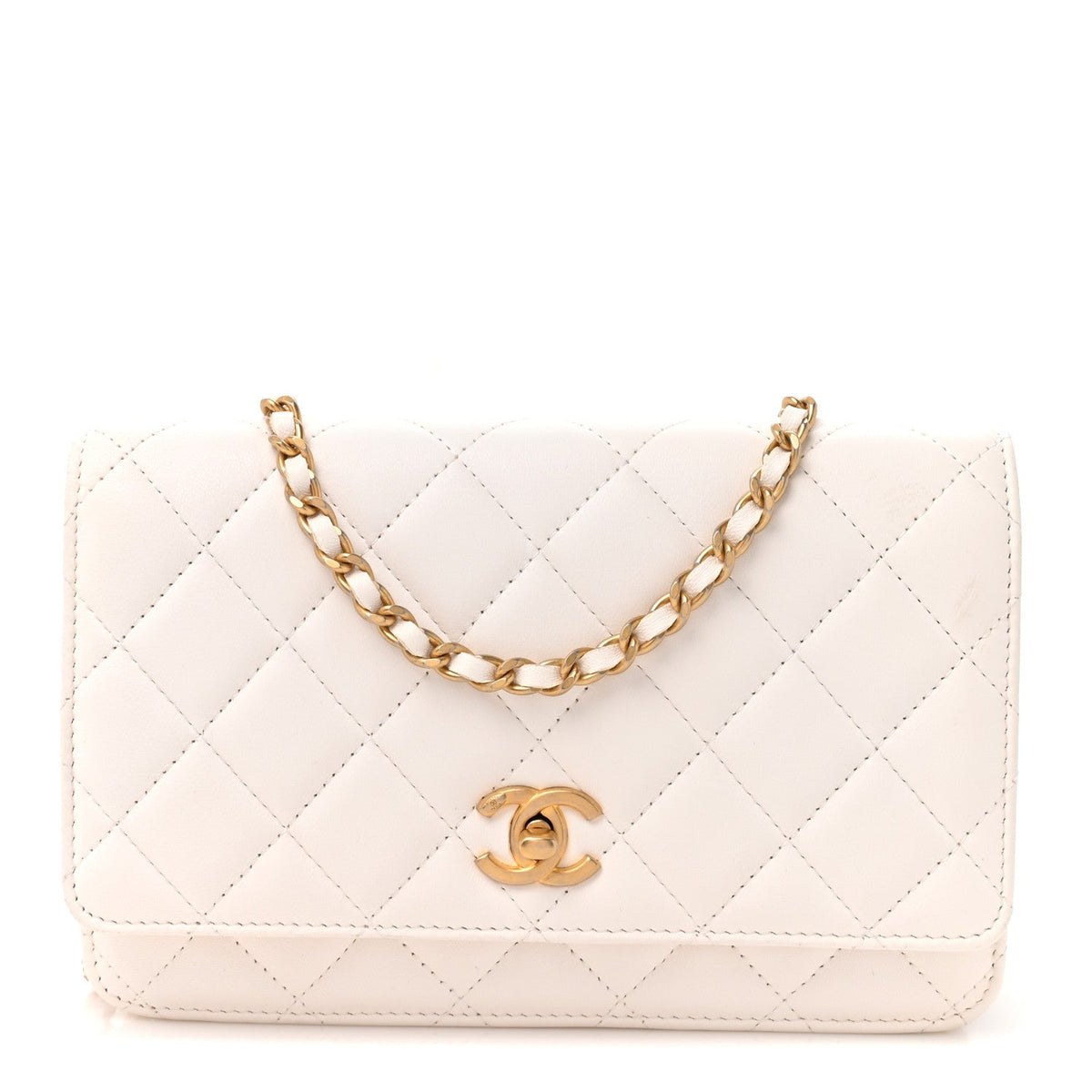 Quilted Lambskin Wallet Bag