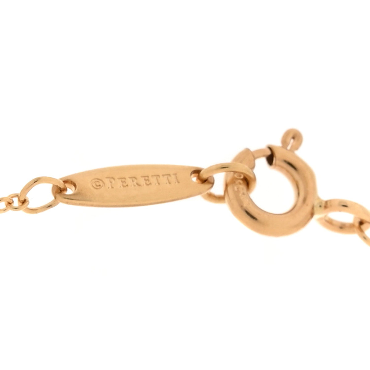18K Yellow Gold Diamond .27ct Elsa Peretti Diamonds by the Yard Pendant Necklace