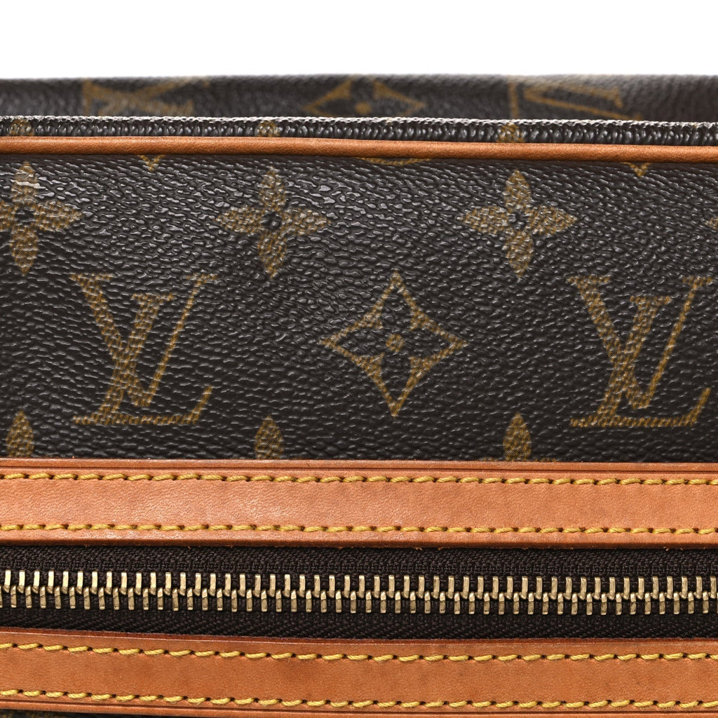Louis Vuitton Monogram Cite GM Shoulder Bag Brown