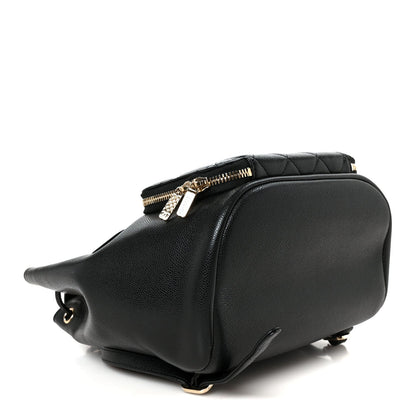 Quilted Caviar Backpack