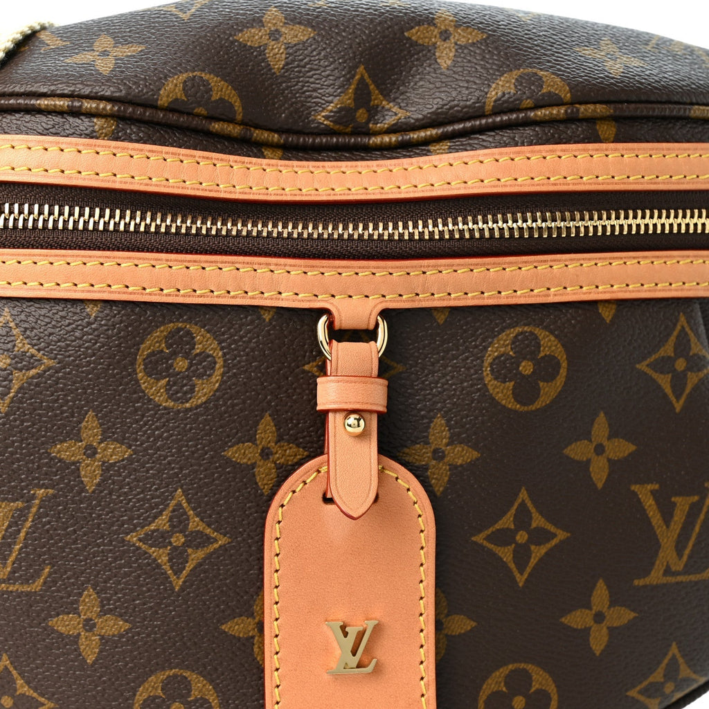 Louis Vuitton Monogram High Rise Bumbag Brown