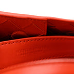 Bottega Veneta Nappa Intrecciato Small Andiamo Chain Bag Orange