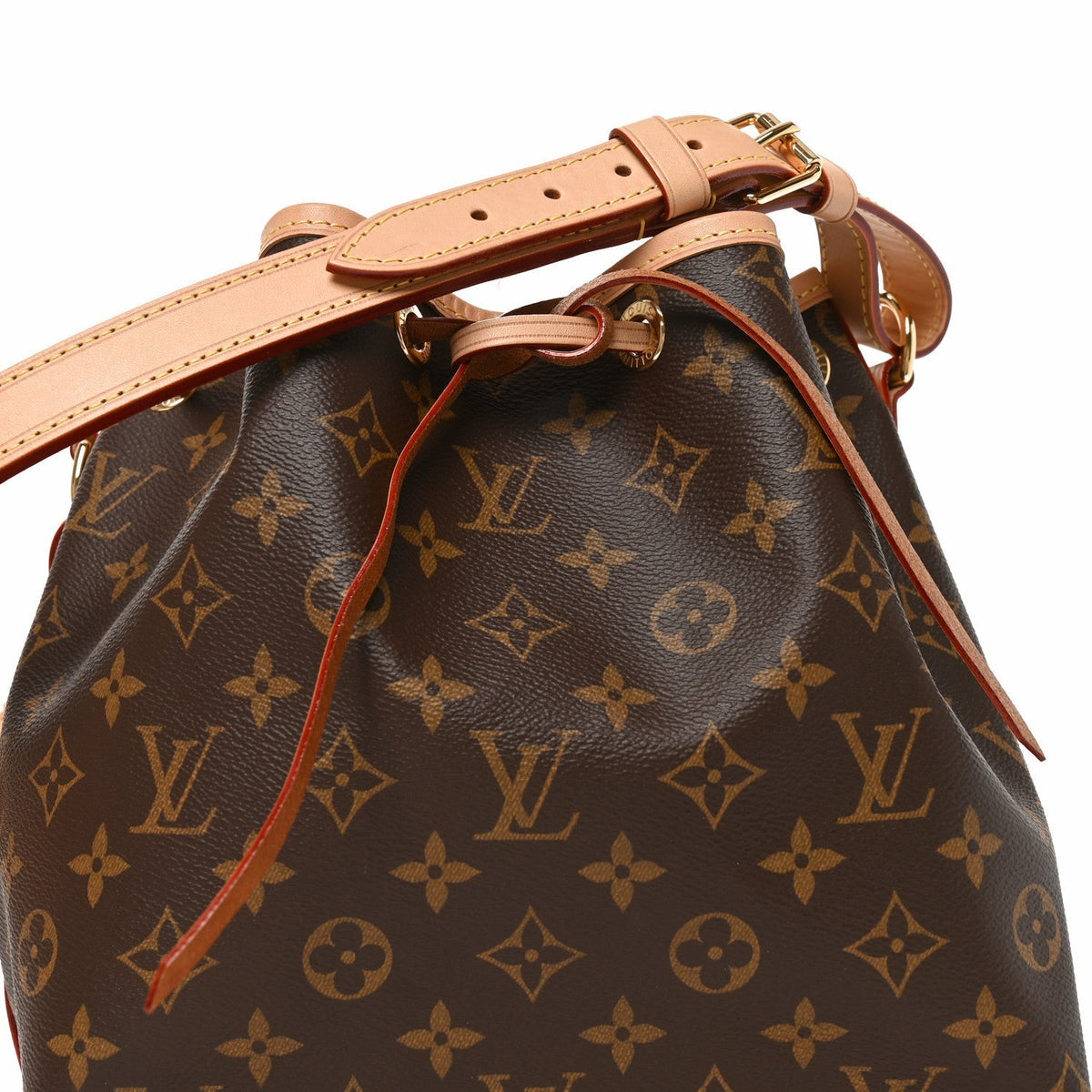 Louis Vuitton Monogram Petit Noe NM Brown
