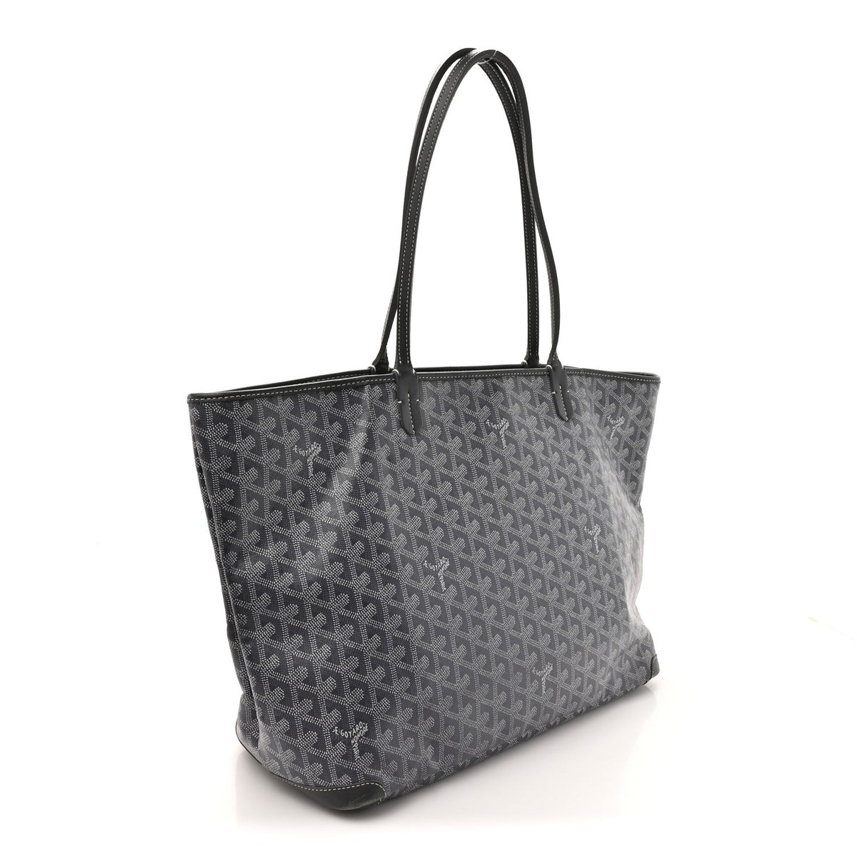 Goyard Goyardine Artois Tote Bag MM Grey