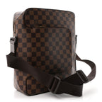 Louis Vuitton Damier Ebene Coated Canvas Olav MM Messenger Bag Brown