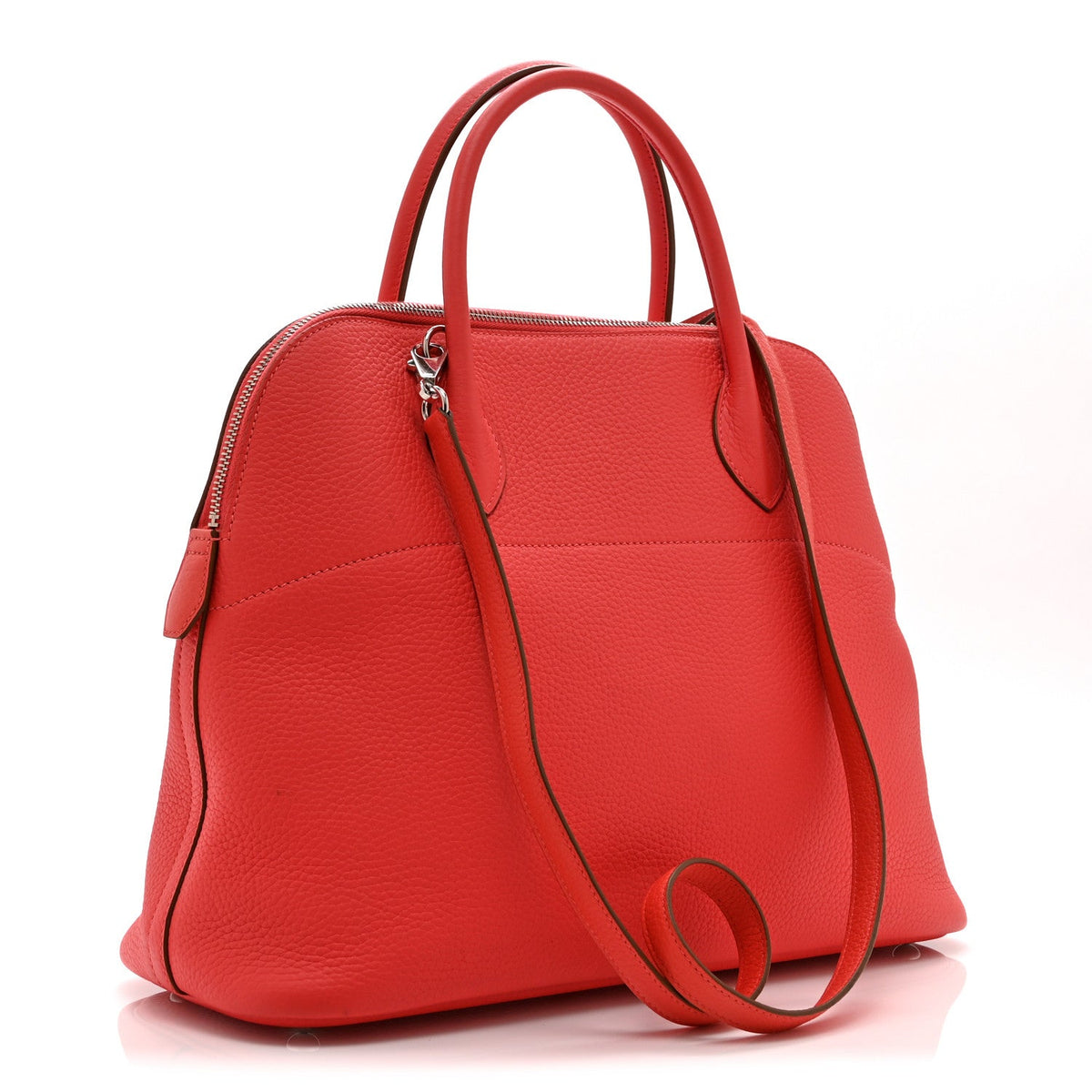 Taurillon Clemence Bolide 35 Rouge Pivoi Handbag