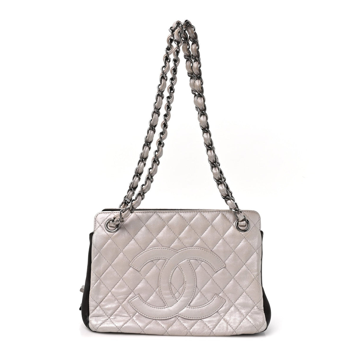 Small Quilted Calfskin Tote Bag