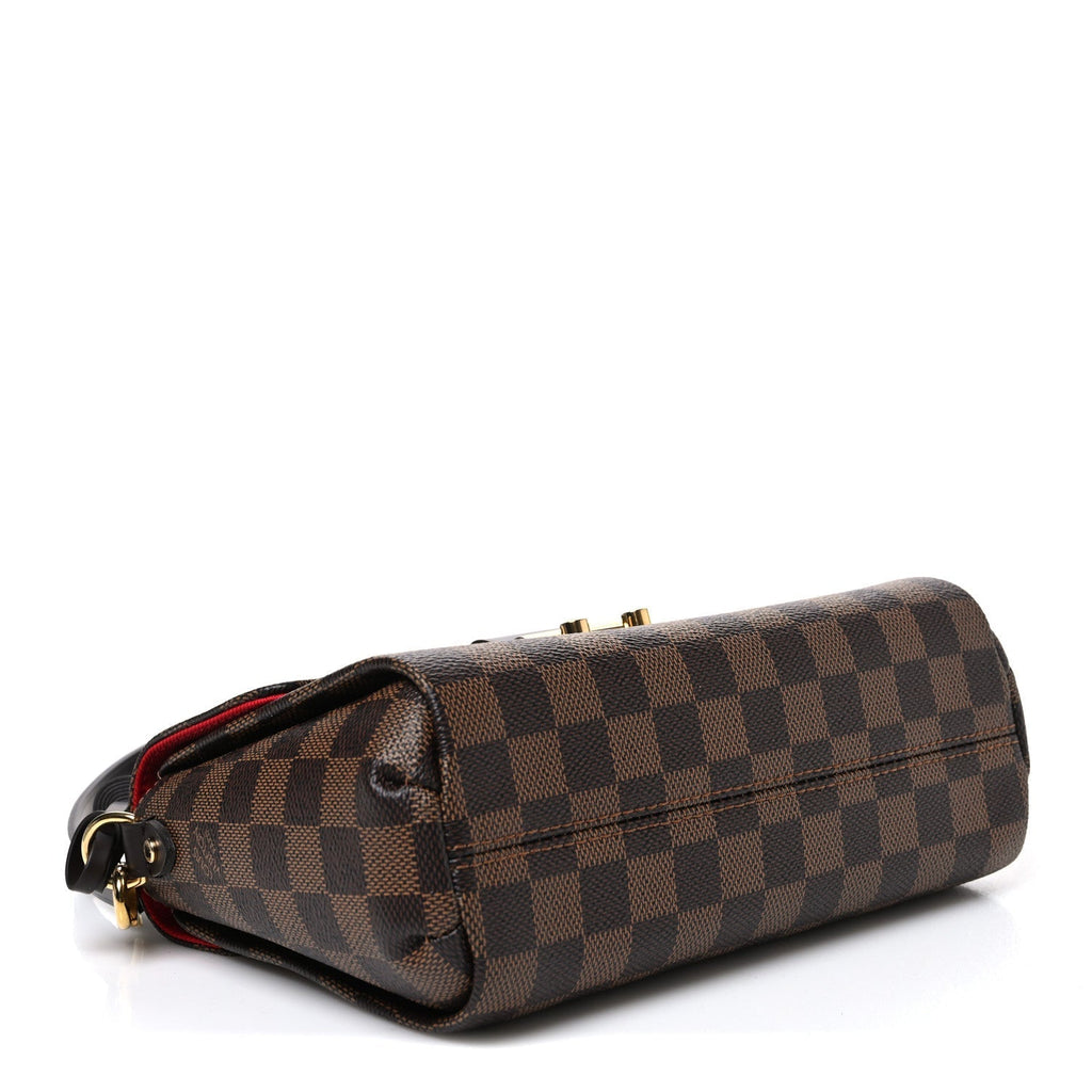 Louis Vuitton Damier Ebene Croisette Bag Brown