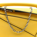 Loewe Calfskin Nano Puzzle Bag Yellow