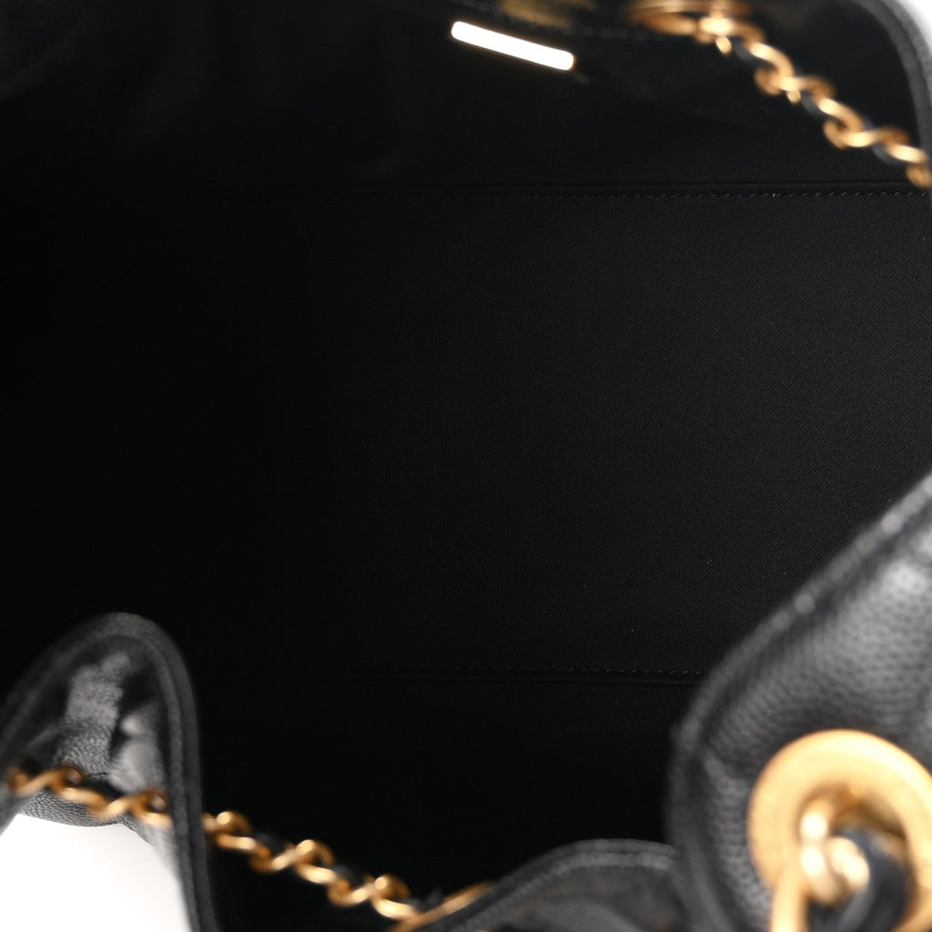 Chanel Caviar Quilted Small Chanel 25 Handbag Black