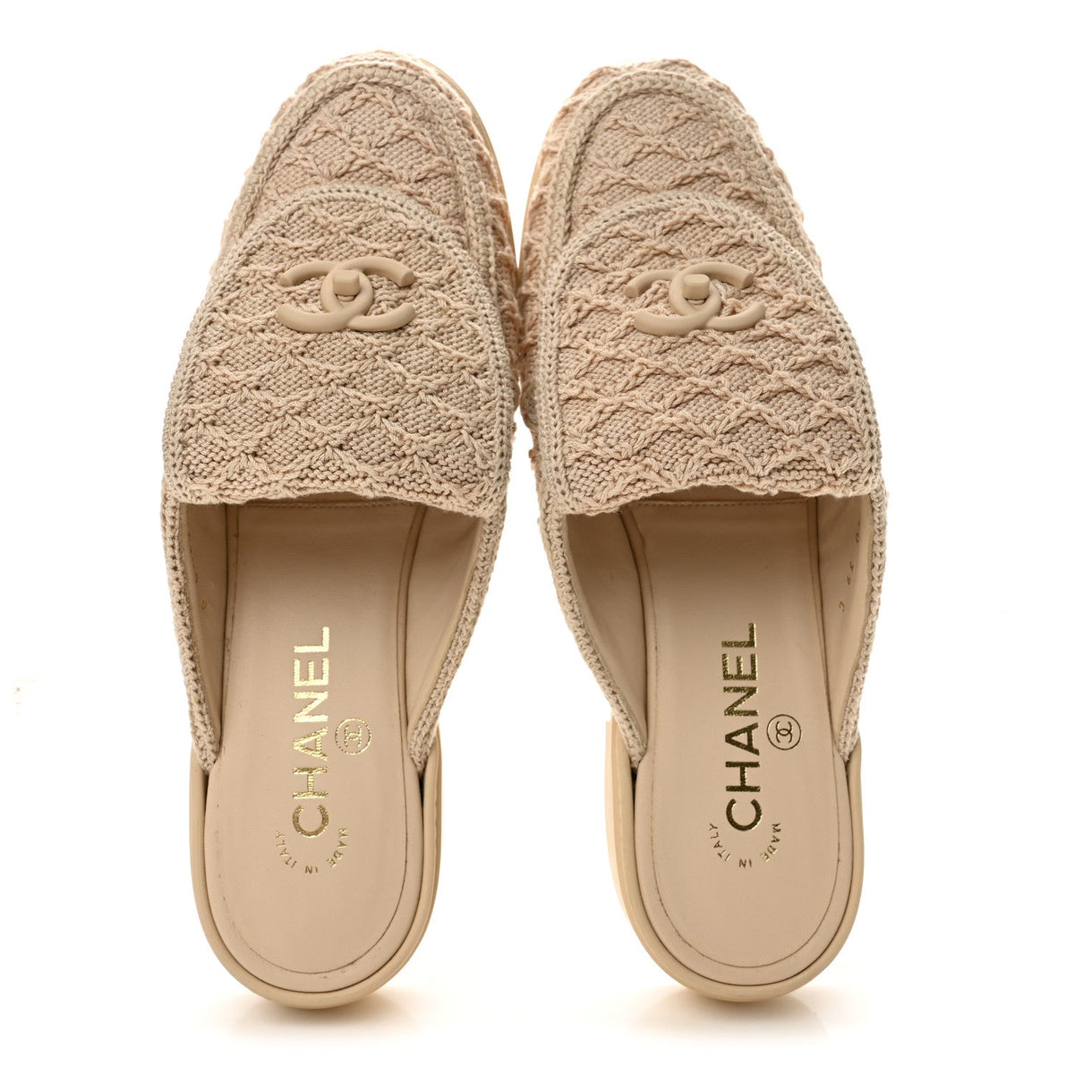 Chanel Quilted CC Turnlock Women's Mules
