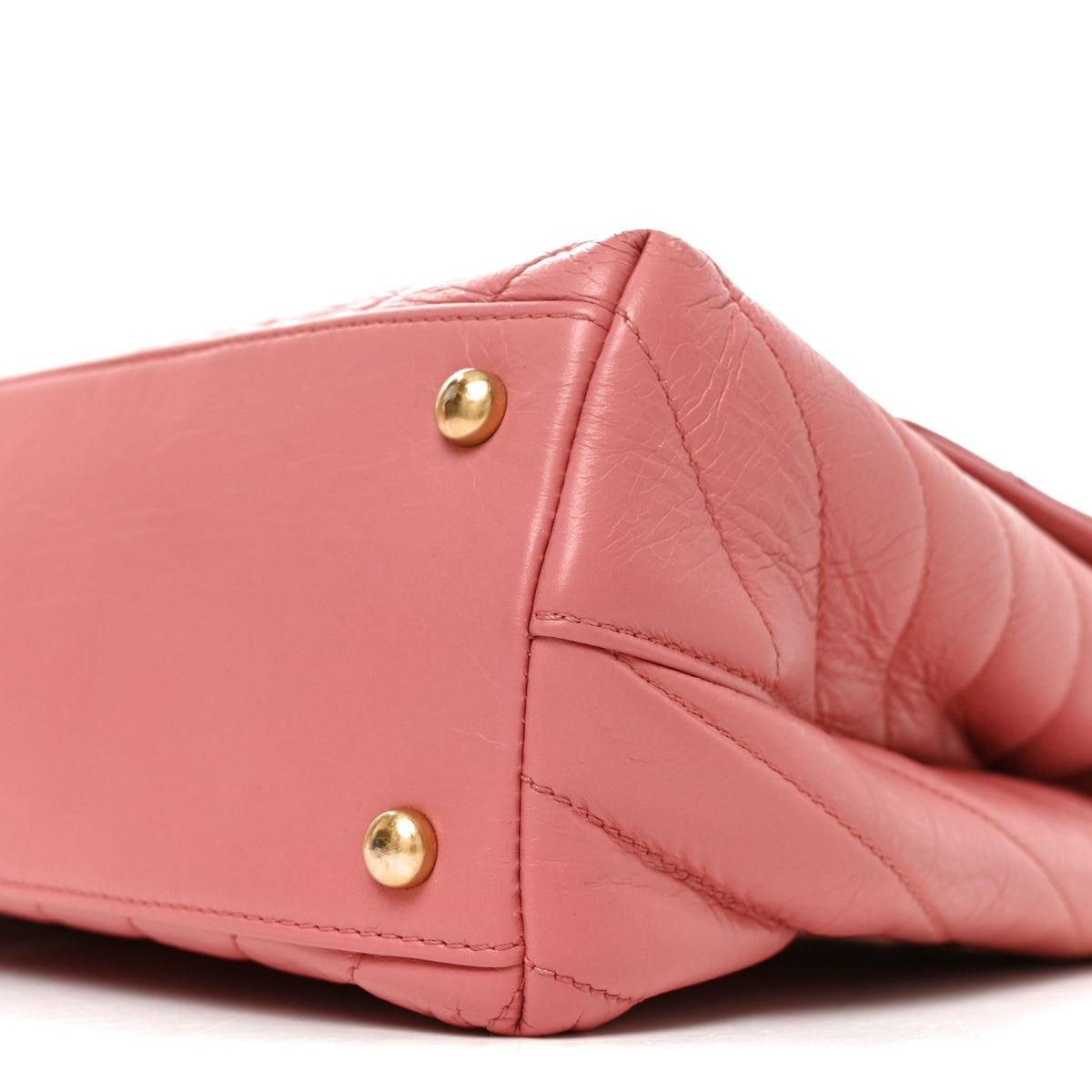 Small Quilted Calfskin Flap Shoulder Bag