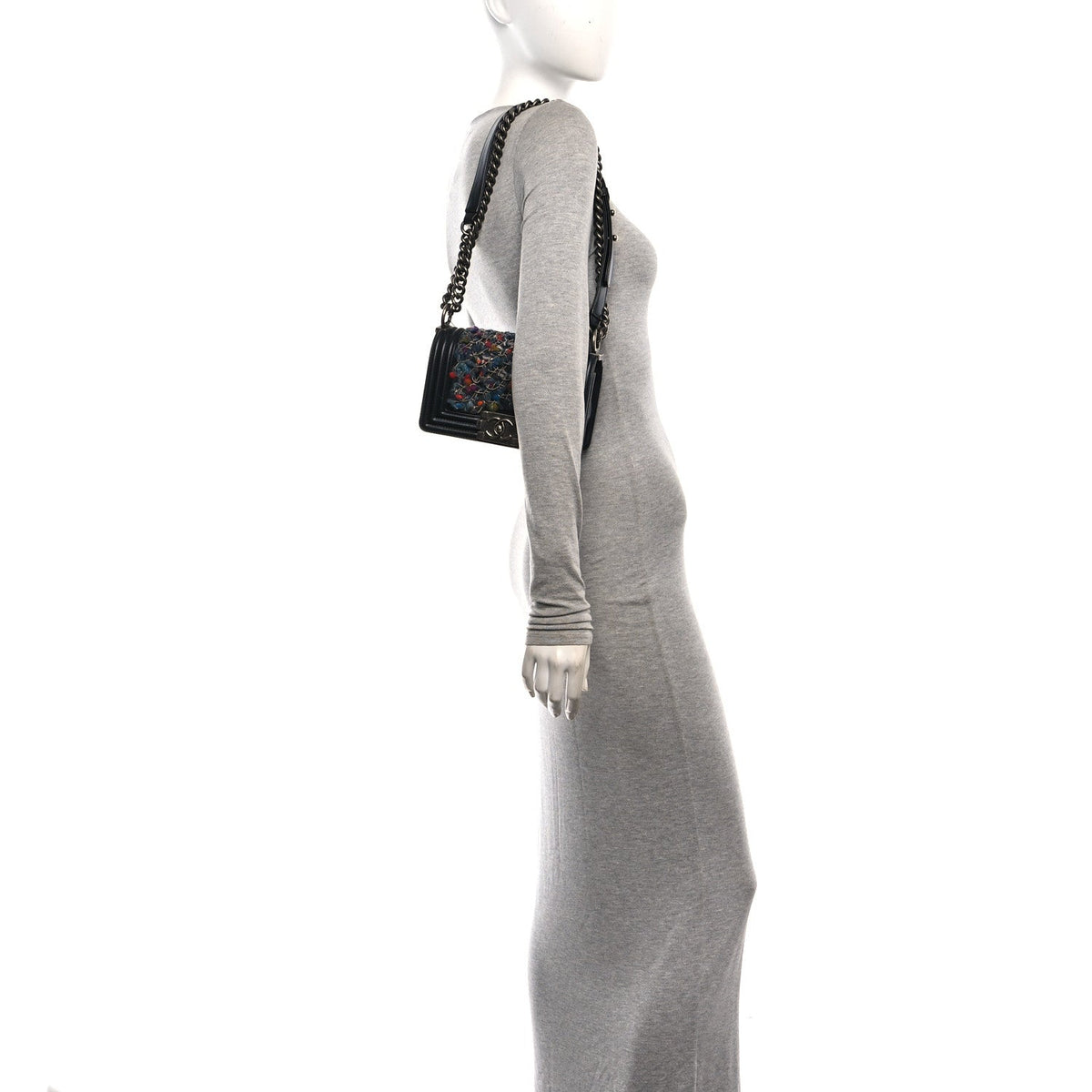 Small Calfskin Flap Shoulder Bag