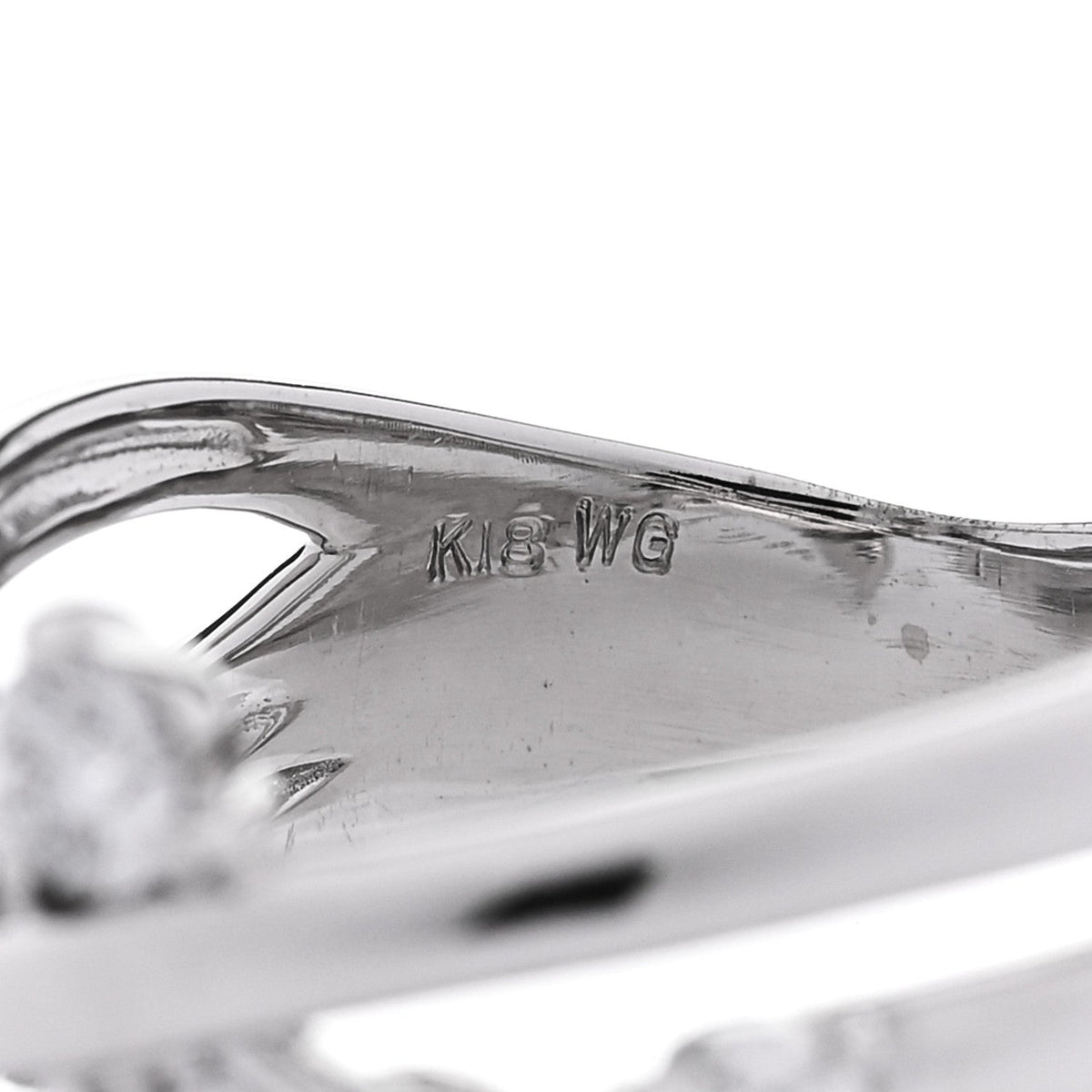 Parker & West by FASHIONPHILE18K White Gold Diamond .64ctw Crossover Band Ring 53 6.25