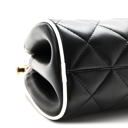 Quilted Lambskin Clutch Bag
