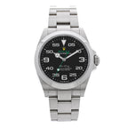 Rolex Stainless Steel 40mm Air-King Oyster Perpetual Watch Black 126900