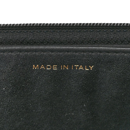 Quilted Caviar Wallet Bag