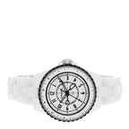 Chanel Stainless Steel Ceramic 33mm J12 Couture Watch White
