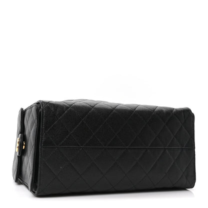 Medium Quilted Caviar Handbag