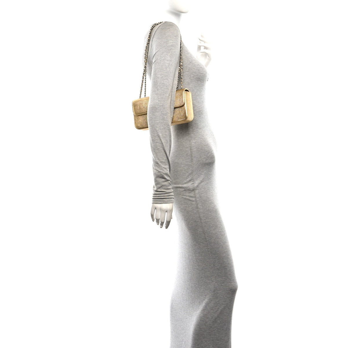 Small Calfskin Flap Shoulder Bag