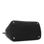Prada Nylon Tessuto Impuntu Quilted Tote Black
