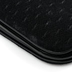 Saint Laurent Suede Le Monogramme Satchel Black
