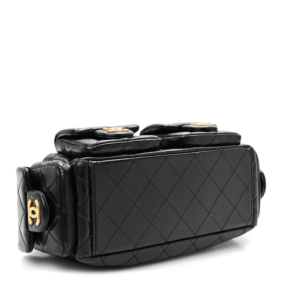 Quilted Lambskin Hobo Bag