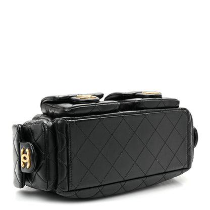 Quilted Lambskin Hobo Bag