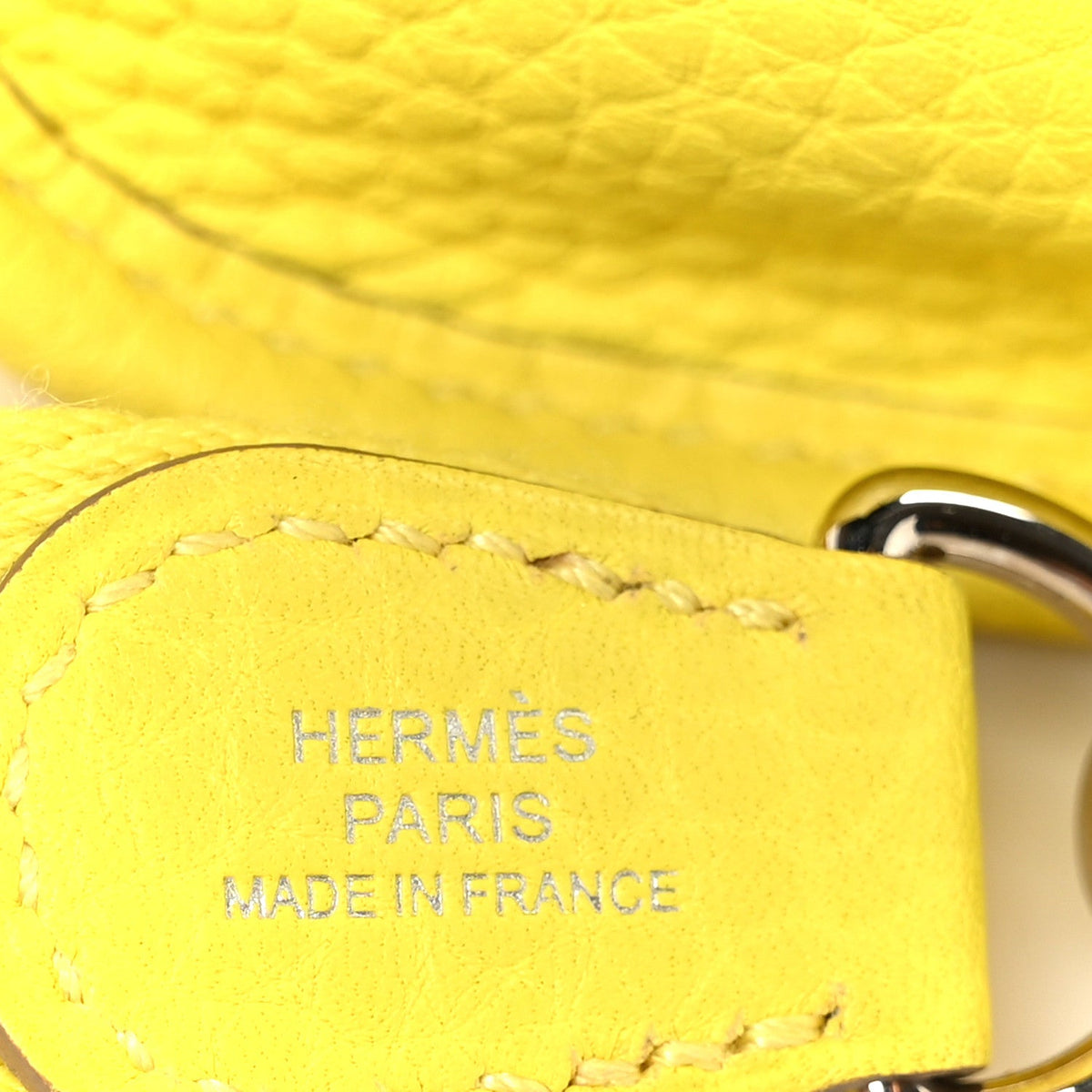 Taurillon Clemence Evelyne Tpm Lime Handbag