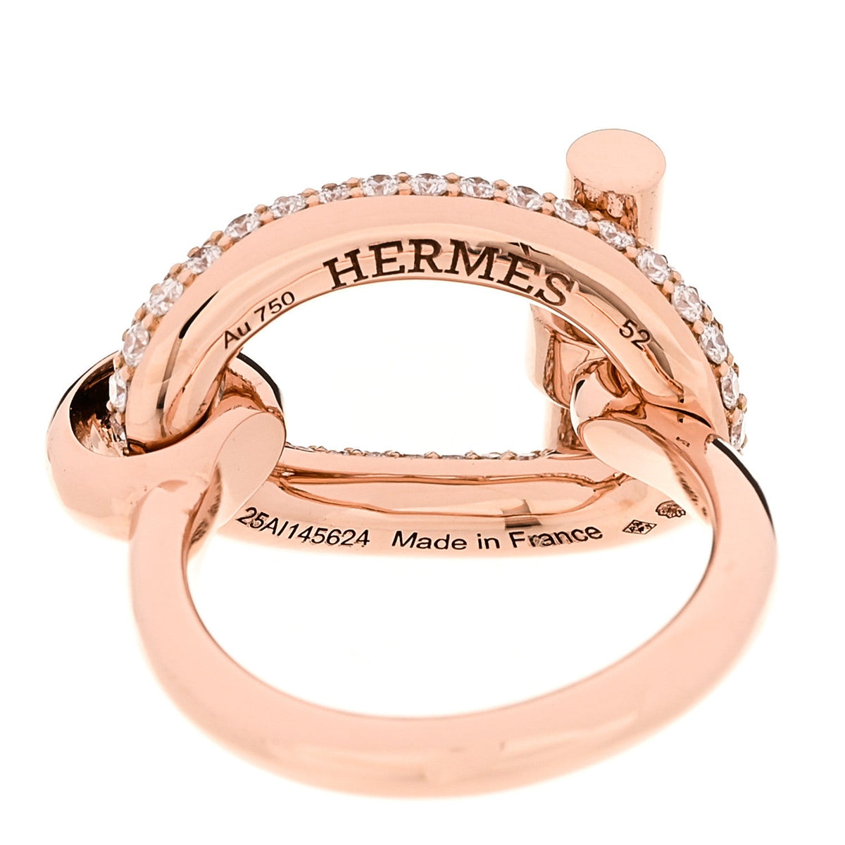 18K Rose Gold Diamond Adage Ring 52 6