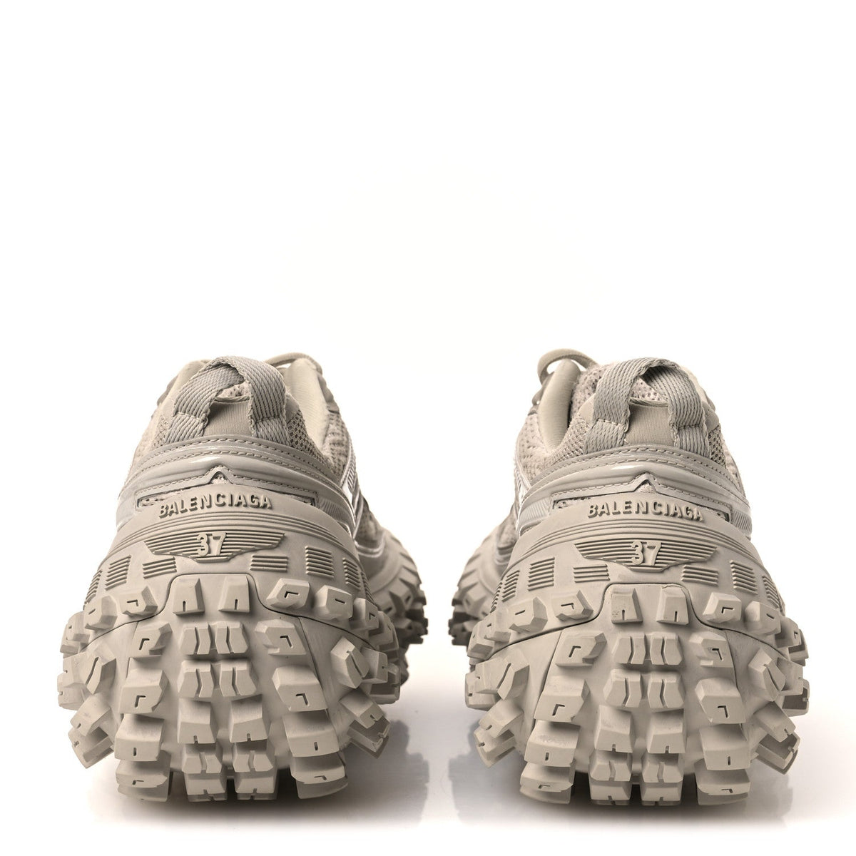 Balenciaga Rubber Mesh Women's Defender Sneakers 37 Beige