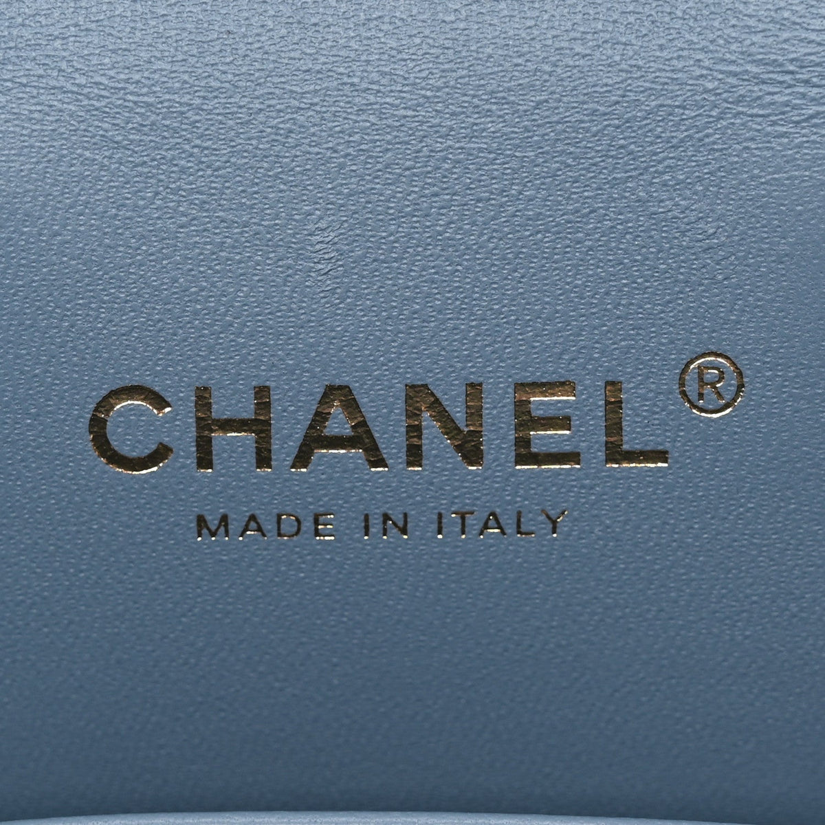 Chanel Denim Quilted Small CC Vanity Case Blue