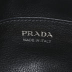 Prada Vitello Daino Soft Flap Crossbody Black