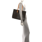 Louis Vuitton Monogram Canvas Luco Tote Bag Brown