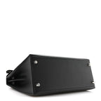 Hermes Epsom Calfskin Kelly Sellier 28 Bag Black