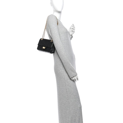 Mini Quilted Calfskin Flap Shoulder Bag